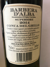 "Silvano Bolmida" - Barbera D'Alba DOC  "Conca del Grillo" Sup. 2014 *** 1 bottle  (Price VAT included)